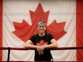 Mary Spencer at the Windsor Amateur Boxing Club on June 18, 2012. (Tyler Brownbridge / The Windsor Star)