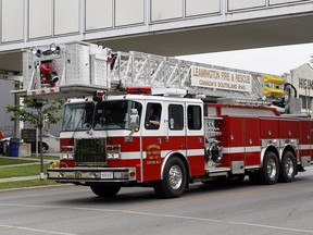 The Leamington Fire Department's ladder truck is shown in this filephoto. (Windsor Star files)