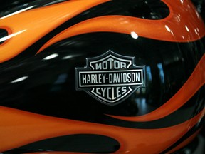 A Harley Davidson is seen in this file photo. (Justin Sullivan/Getty Images)