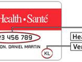 An old Ontario health card is seen in this screen grab from Ontario's Ministry of Health website.