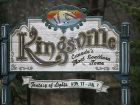 The Kingsville sign is seen in this file photo.