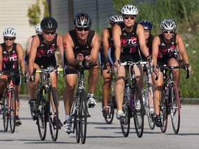 Members of The Windsor Triathlon Club are seen in this file photo. (Dan Janisse/The Windsor Star)