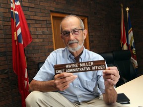 Wayne Miller, CAO of Town of Essex July 25, 2012. Miller will be retiring in April 2013 after 25 years on the job. (NICK BRANCACCIO/The Windsor Star)