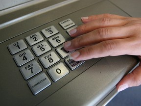 A file photo of a bank machine keypad. Photographed 2007. (Dan Janisse / The Windsor Star)