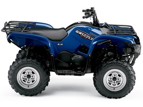 A file photo of a Yamaha Grizzly 700 FI ATV. (Promotional image / The Windsor Star)