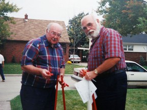 Brothers Donald and Bruce Jaques (Family handout)