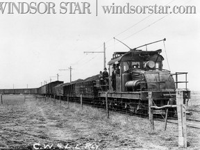 1958- A question of how Electric Ont. near Wallaceburg, got its name recalled for Chatham oldtimers that it was so named for a stop-off place for passengers to Dover Twp in the days of the Old Chatham, Wallaceburg and Lake Erie Railroad. The electric railroad, which had its beginning in November, 1905, folded in 1922. (The Windsor Star-FILE)