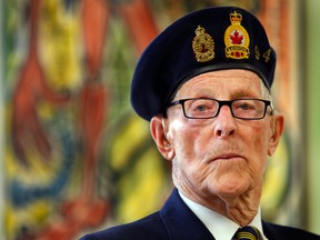 WW II Veteran John Neville is pictured in this 2009 file photo. Neville died on Aug. 5 at the age of 93. (JASON KRYK/The Windsor Star)