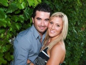 Meghan Agosta, right, and Marco Marciano will marry in Leamington Saturday. (Courtesy of Live Tech Photography)
