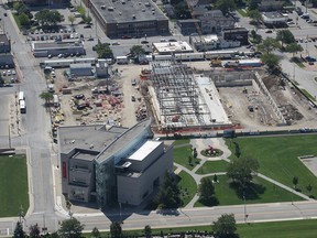 Aerial photos of the Aquatic Centre taken Thursday, Aug. 23, 2012, in Windsor, Ont.  (DAN JANISSE/The Windsor Star)