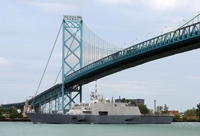 The Ambassador Bridge is seen in this file photo. It has been the site of recent busts by Canadian border guards. (Tyler Brownbridge/The Windsor Star)