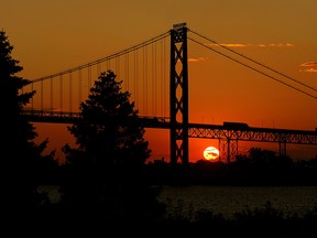 The Ambassador Bridge is seen in this file photo. (Tyler Brownbridge/The Windsor Star)