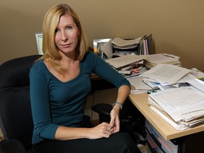 In this file photo, University of Windsor political science professor Cheryl Collier is shown at her Lakeshore, Ont., home on Friday, Sept. 30, 2011.   (TYLER BROWNBRIDGE / The Windsor Star)