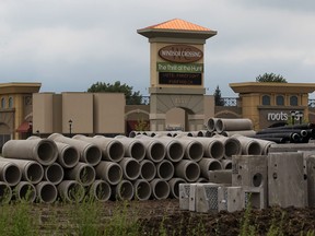 View of Windsor-Essex Parkway road construction near Windsor Crossing outlet mall in LaSalle, Ont. on Aug. 14, 2012.  (NICK BRANCACCIO/The Windsor Star)