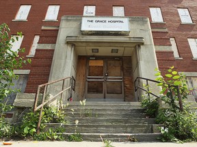 The former Grace Hospital site is pictured in Windsor, Ont. on Monday, May 28, 2012. (TYLER BROWNBRIDGE / The Windsor Star)