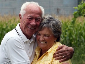 George and Jean Kennedy of Cottam, Ont. have been married for 56 years. They're one of 120 couples who will be attending the Golden Anniversaries event in Lakeshore (Aug. 24-26). The couple credit country living, close family and church for their long-lasting marriage. (Nick Brancaccio / The Windsor Star)