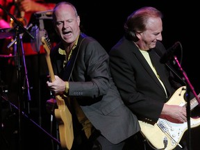 Lead singer Dan Clancy, left, and Ralph Cole of Lighthouse perform at the Chrysler Theatre at St. Clair College Centre for the Arts Thursday August 23, 2012. (NICK BRANCACCIO/The Windsor Star)