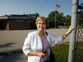 Penny Allen, business superintendent of the Greater Essex County District School Board is shown here Thursday, Aug. 30, 2012, at Oakwood Public, one of several  school properties which will soon be listed for sale.  (NICK BRANCACCIO/The Windsor Star)