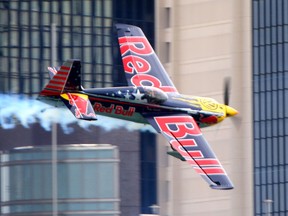 A plane in a Windsor Red Bull race is seen in this file photo.