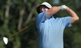 London's Alan McLean tees off on the 17th hole on the final day of the Jamieson WFCU Windsor Roseland Charity Classic at Roseland Golf and Curling Club. (DAX MELMER/The Windsor Star)