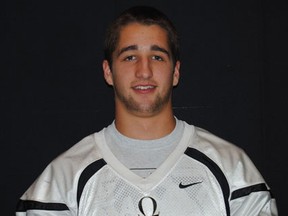 American Nick Schippel is a defensive back with the AKO Fratmen. (Windsor Star/handout)
