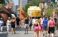 The streets were jammed in downtown Windsor last year as thousands enjoyed Balloonapalooza on July 30, 2011. (JASON KRYK/ The WINDSOR STAR)