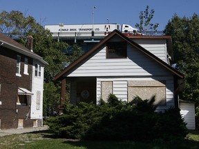 File photo of boarded up homes on the 400 block of Indian Road in Windsor, Ont. (NICK BRANCACCIO/The Windsor Star)