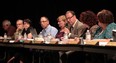 Windsor Essex Catholic District School Board director Paul Picard and board trustees are pictured on June 26, 2012.