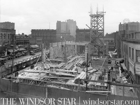 No Date. Construction of the downtown Federal building in downtown Windsor. Looking south from Pitt St. and Ouellette Ave. (The Windsor Star-FILE)