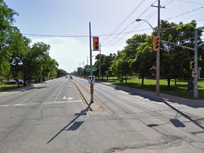 A view of Wyandotte Street East at Raymo Road in Windsor, Ont. is seen in this Google Maps image.