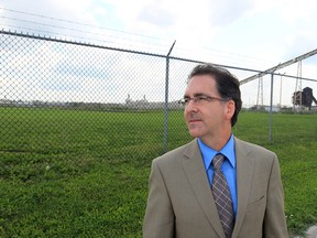 Windsor West MP Brian Masse is shown on the Detroit side of the border in this August 2011 file photo. (Jason Kryk / The Windsor Star)