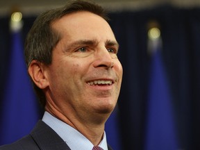 Ontario Premier Dalton McGuinty addresses media in this January 2012 file photo. (Adrian Lam / Times Colonist)