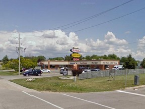The Tim Hortons location at 535 Sandwich St. South in Amherstburg, Ont. is seen in this Google Maps image.
