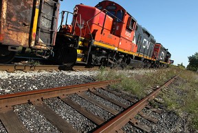 A freight train is pictured in this 2011 file photo. (TYLER BROWNBRIDGE/The Windsor Star)