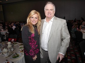 Leigh Anne and Sean Tuohy at the Greater Essex County District School Board annual summer teachers conference at the Caesars Windsor convention centre on Aug. 22, 2012. (Dan Janisse / The Windsor Star)