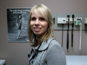 Dr. Joslyn Warwaruk is photographed at the Teen Health Centre in Windsor on Thursday, Feb. 16, 2012. Warwaruk is the new president of the Medical Society.  (TYLER BROWNBRIDGE / The Windsor Star)