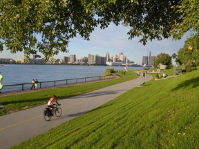 Undated photo of Windsor riverfront. (Windsor Star files)