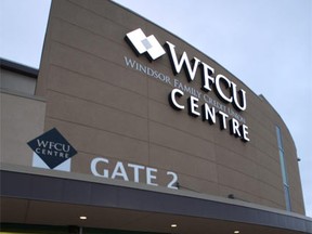 An exterior view of the WFCU Centre is seen in this 2010 file photo. (Dan Janisse / The Windsor Star)
