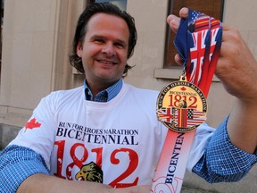 Chris Uszynski, an organizer for the Run for Heroes Marathon in Amherstburg. (NICK BRANCACCIO/The Windsor Star)