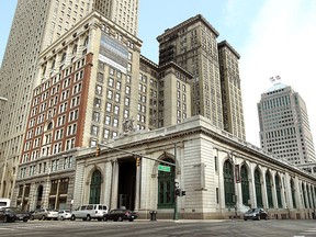 The State  Savings Bank in Detroit is seen on Friday, September 7, 2012. Toronto based Triple Properties caused an uproar after announced plans to tear down the building to make way for a parking structure.           (The Windsor Star / TYLER BROWNBRIDGE)