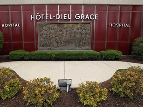 The Hotel-Dieu Grace Hospital is pictured in Windsor on Friday, April 20, 2012.       (TYLER BROWNBRIDGE / The Windsor Star)