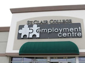 The exterior of the St. Clair College Employment Centre is pictured in this file photo. (FILES/The Windsor Star)