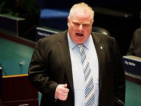 Toronto Mayor Rob Ford is seen in this file photo. (Aaron Lynett/National Post)