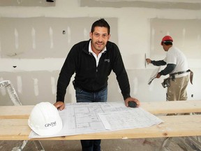 File photo: Ezio Tartaro of Gintar Contractors is pictured at a residential work site Wednesday, Sept. 26, 2012, in LaSalle, Ont. Tartaro says it's important to have knowledgeable and skilled trades people when doing home renovations. (DAN JANISSE/The Windsor Star)