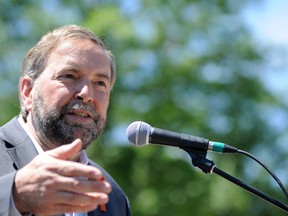NDP leader Thomas Mulcair is seen in this file photo. (Navneet Pall/The Montreal Gazette)