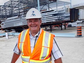 Project manager Don Sadler at the site of Windsor, Ont.'s Family Aquatic Centre Thursday, September 6, 2012. Pool components are on the way from Italy. (NICK BRANCACCIO/The Windsor Star)