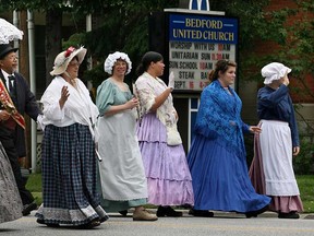 In this file photo, a Olde Sandwich Towne parade is led by  a group of dignitaries dressed in period costume. (The Windsor Star)