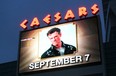 Exterior sign of Caesars Windsor showing an image of Randy Travis who performed on September 7, 2012 in Windsor, Ontario.   Media were not permitted for photography at the show.  (JASON KRYK/ The Windsor Star)