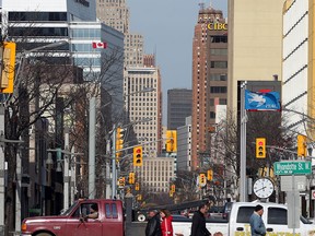 File image of downtown Windsor looking on Ouellette Avene.(NICK BRANCACCIO/The Windsor Star)