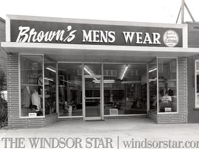 JUNE 2/1956-This building occupied by Brown's Men's Wear Store is an example of the faith merchants have in the future of Wheatley. (The Windsor Star-FILE)